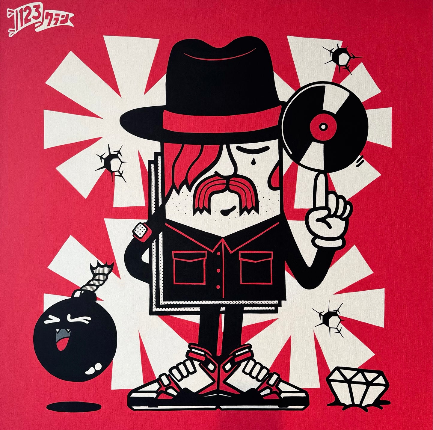 123Klan Mr Card DJ Red