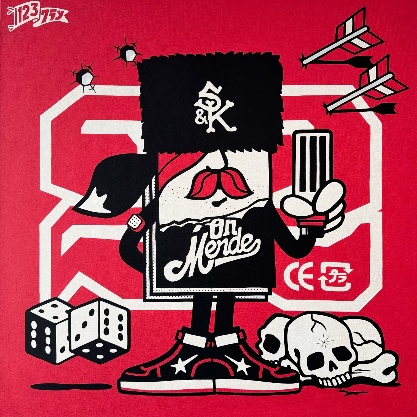 123Klan Mr Card Oh Merde Red