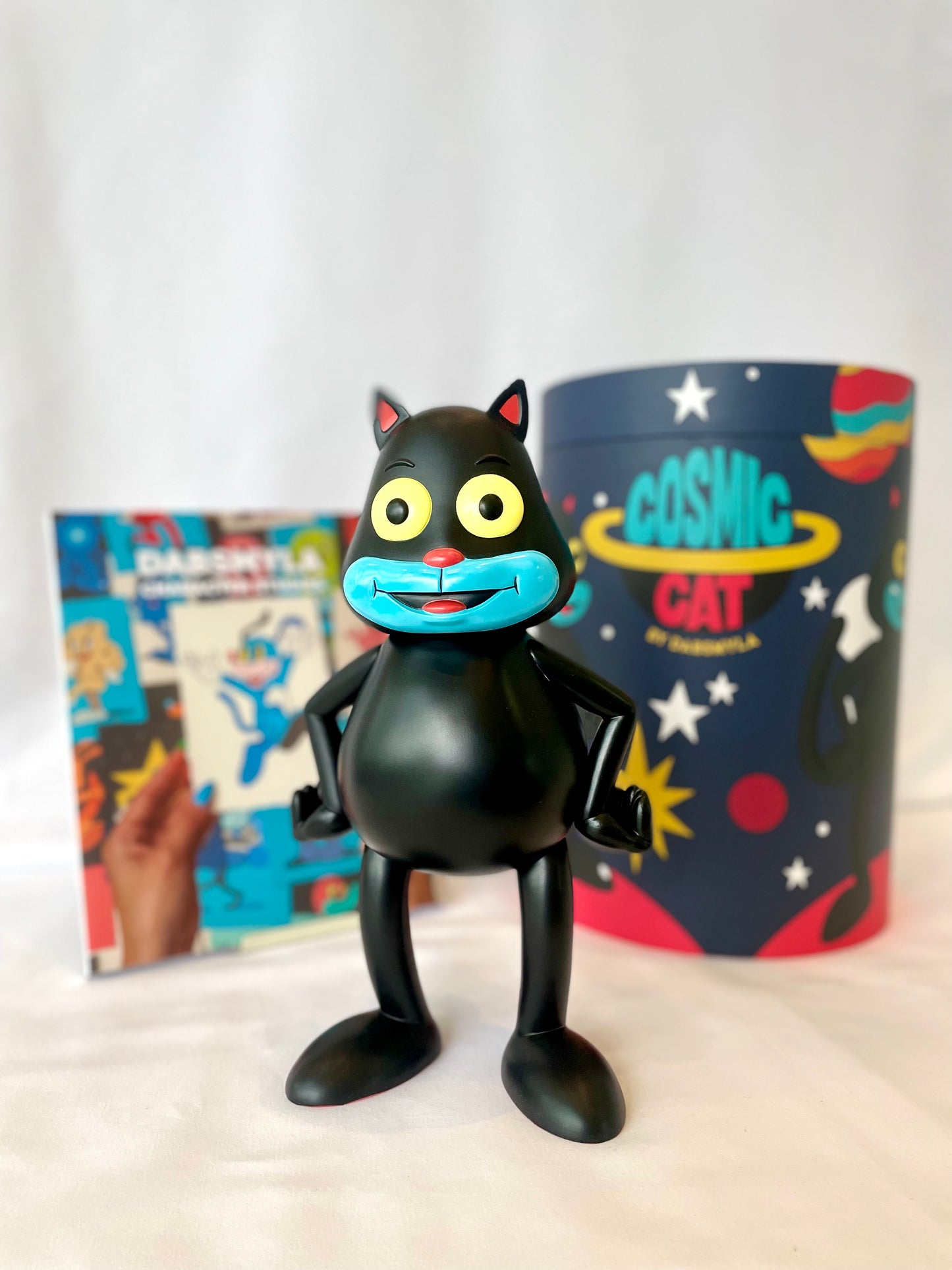 Cosmic Cat Vinyl Toy and 'Character Studies' Book by Dabsmyla
