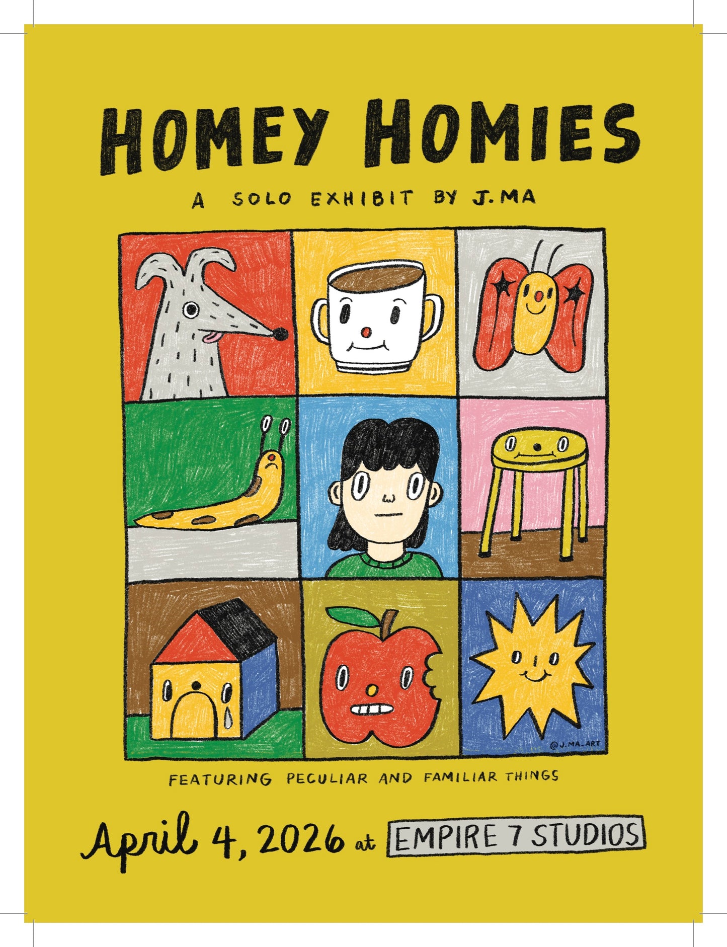 J.Ma Limited edition "Homey Homies" Giclee prints