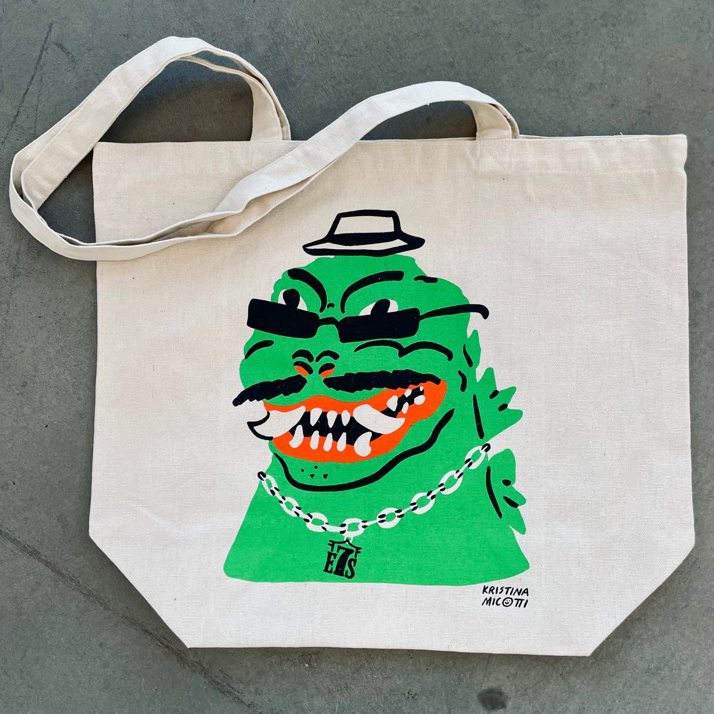 Kristina Micotti X E7S Godzilla Tote Bag