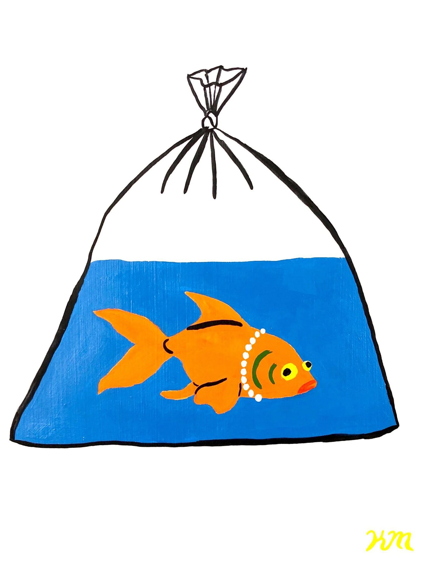 Kristina Micotti Goldfish with Pearls