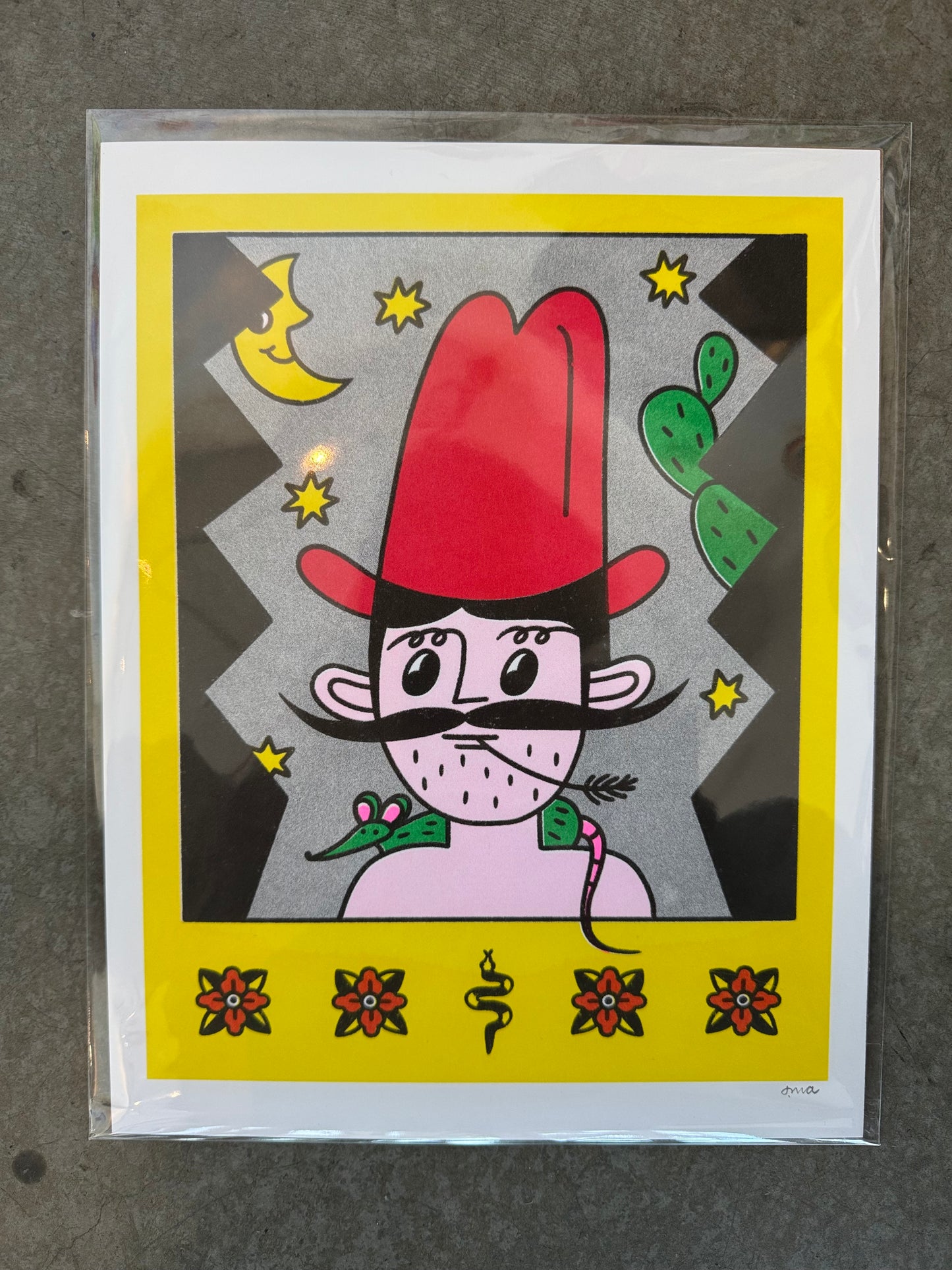 J.Ma "Desert Rat" Risograph prints