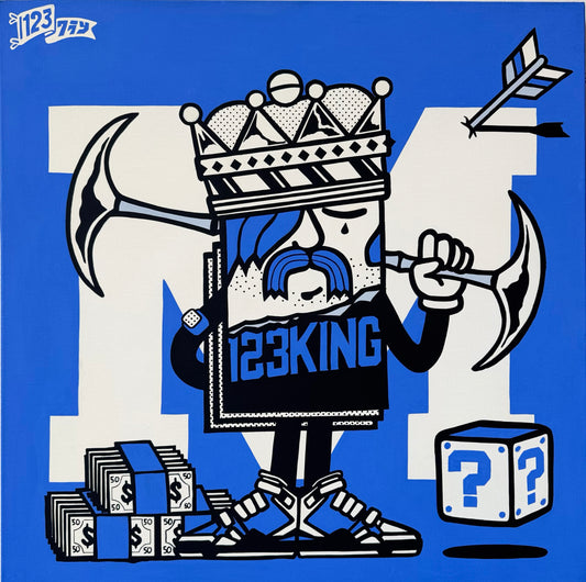 123Klan Mr Card King Blue