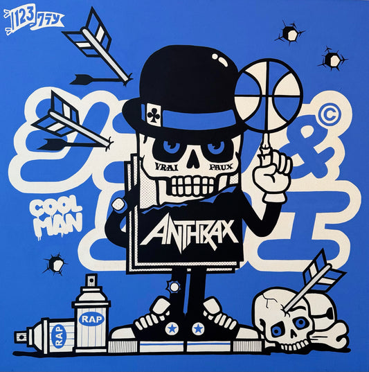 123Klan Mr Card Anthrax Blue