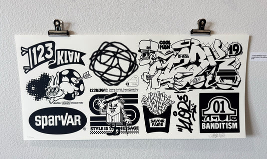 123Klan LOGO BBOY PART 2 - PRINT