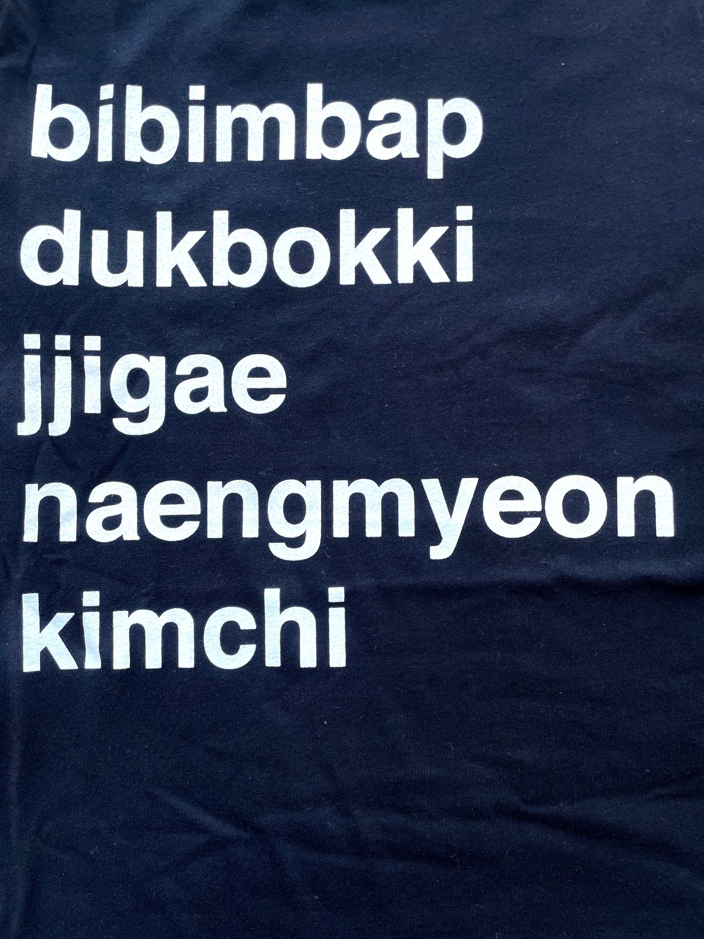 Korean Foods Tshirt