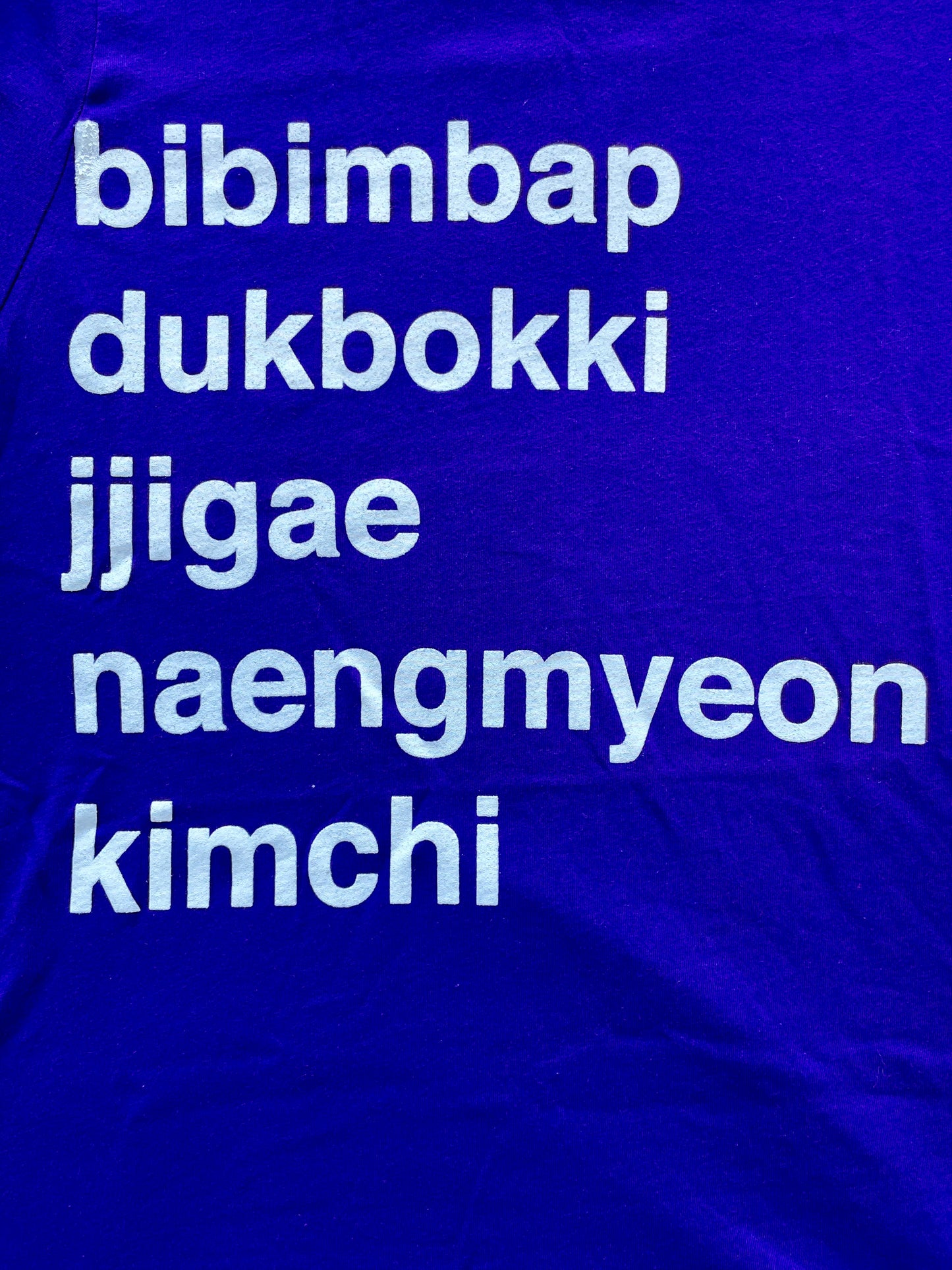 Korean Foods Tshirt