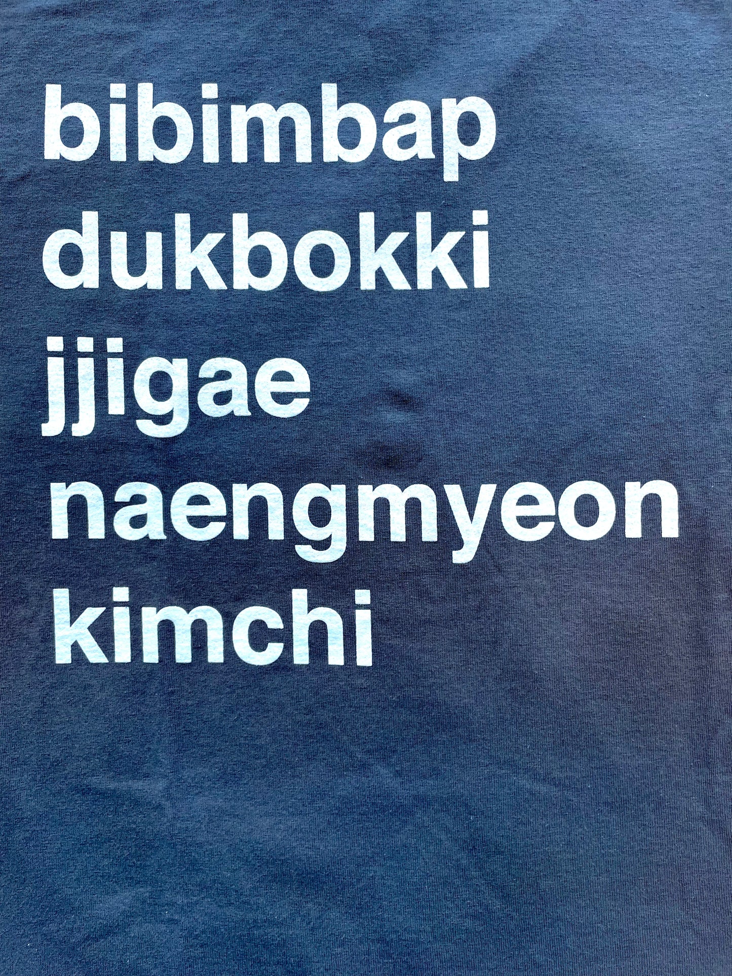 Korean Foods Tshirt