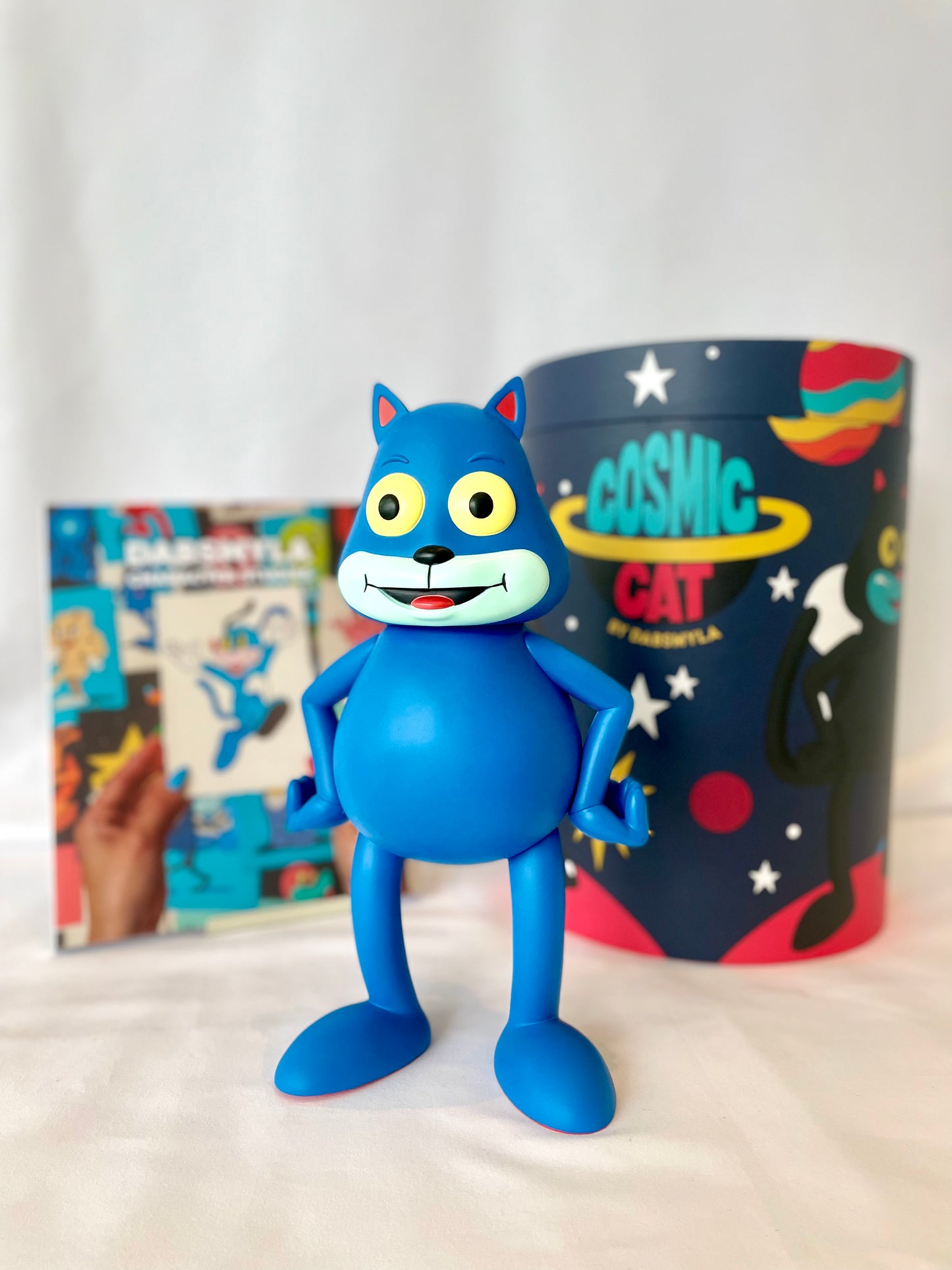 Cosmic Cat Vinyl Toy and 'Character Studies' Book by Dabsmyla