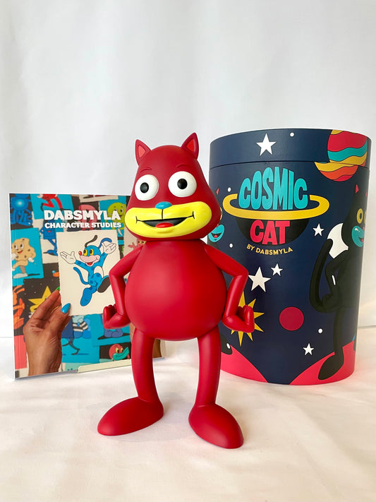 Cosmic Cat Vinyl Toy and 'Character Studies' Book by Dabsmyla
