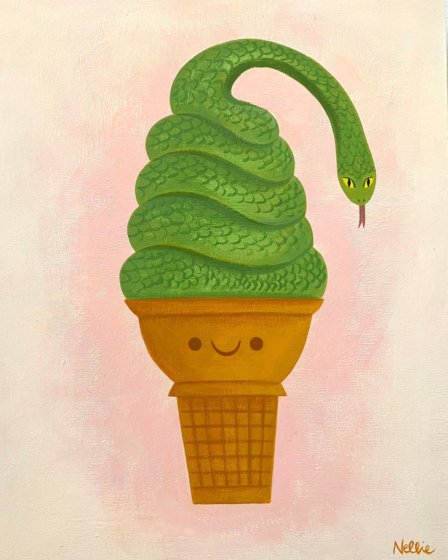 “Soft Serve Snake” by Nellie Le