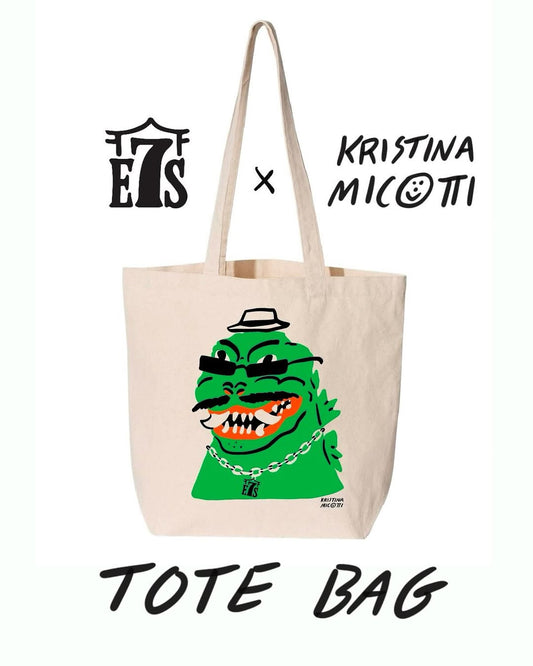 Kristina Micotti X E7S Godzilla Tote Bag