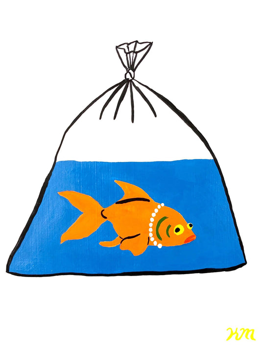 Kristina Micotti Goldfish with Pearls