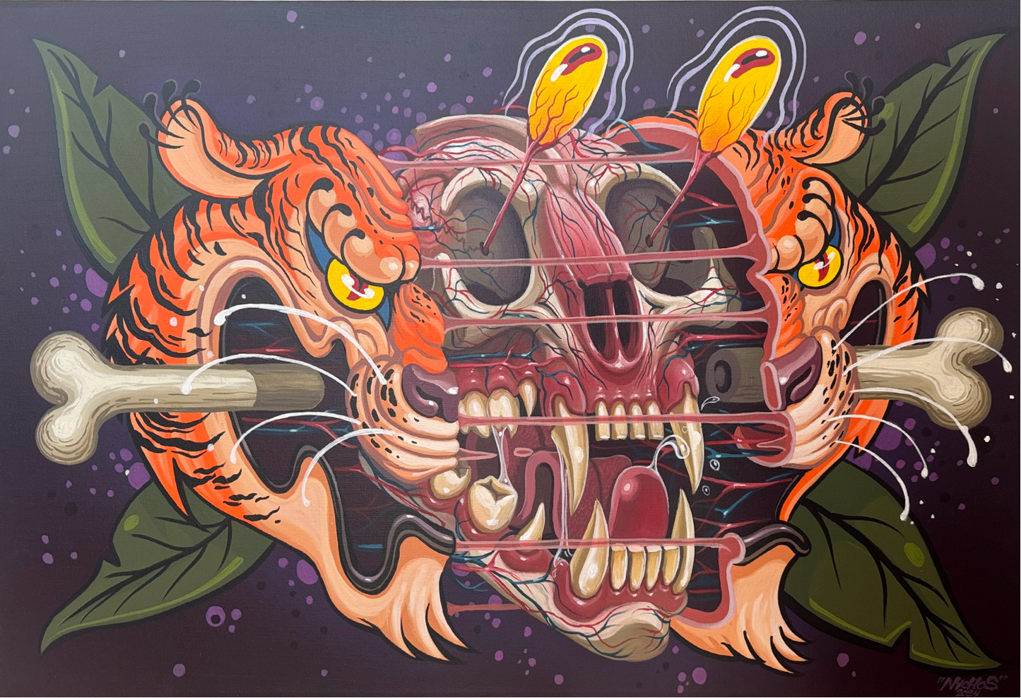 Dissection of a Tora Head by Nychos