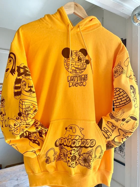 Pacolli Hoodie, Medium, Yellow