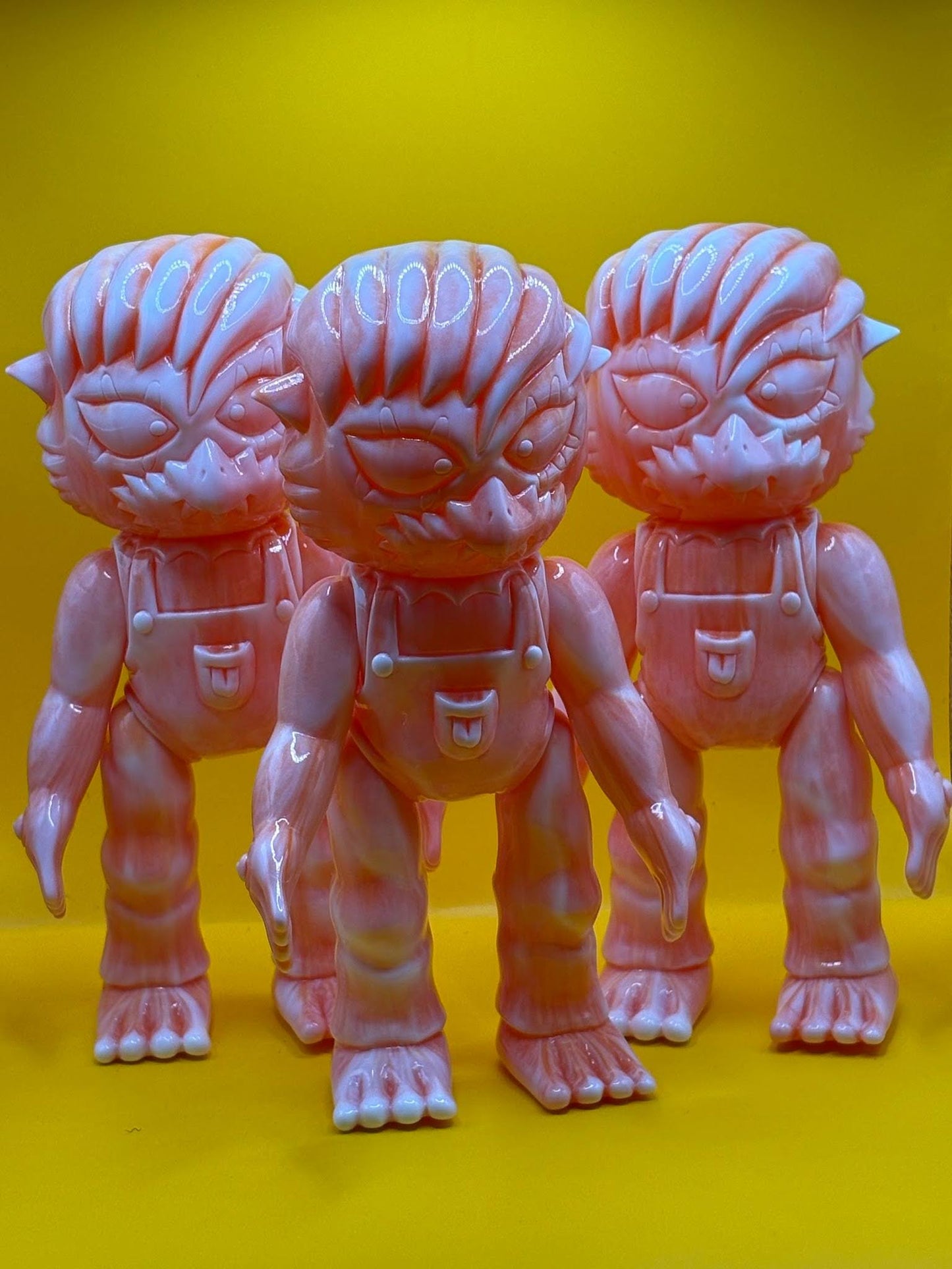"Marbled Orange Swirl Fake Ape" by PSC